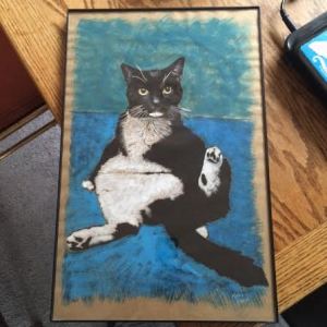 the cat painting